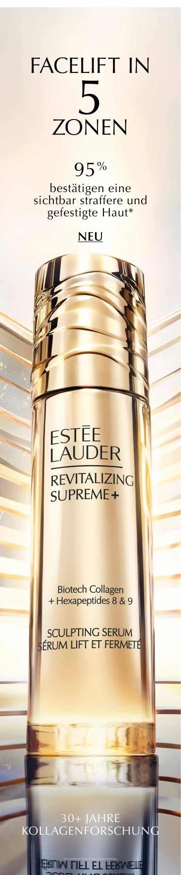 Sehr schmales Lightbox-Format mit Revitalizing Supreme+ Serum